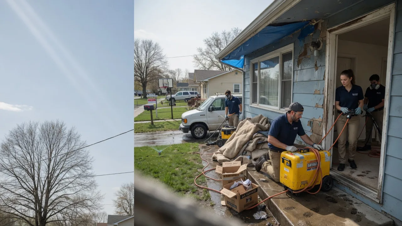 Basement Flood Cleanup in Harris, IA near me